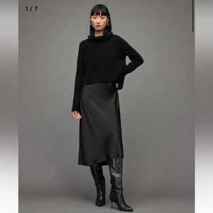 Tierny Roll Neck 2-In-1 Midi Slip Dress